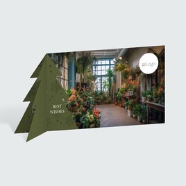 originele zakelijke kerstkaart kerstboom met uitkap TA1187-2300200-15 1