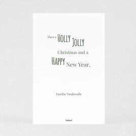 holly jolly kerstkaart met foto TA1188-2300004-15 2