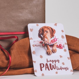 grappige kerstkaart hond happy pawlidays TA1188-2300039-15 3
