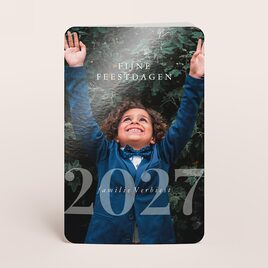 staande dubbele kerstkaart met jaartal en foto TA1188-2600002-15 1