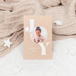 ecolook nieuwjaarskaart joy met foto in letter o TA1188-2600024-15 3