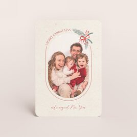 staande kerstkaart met ovale foto en kerstelementjes TA1188-2600028-15 1