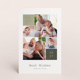 staande kerstkaart met fotocollage op extra dik papier 800g TA1188-2600072-15 1