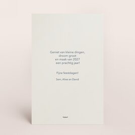 blauwe kerstkaart met postzegeldesign foto en goudfolie TA1188-2600084-15 2