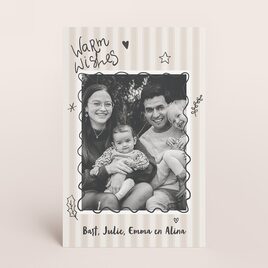 kerstkaart met streepjes foto en kerstillustraties TA1188-2600088-15 1