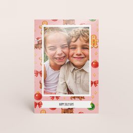 staande kerstkaart met vrolijke illustraties en foto TA1188-2600089-15 1