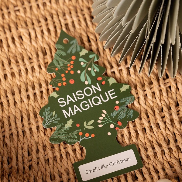 kerstkaart in kerstboomvorm arbre magique TA1188-2600098-15 3