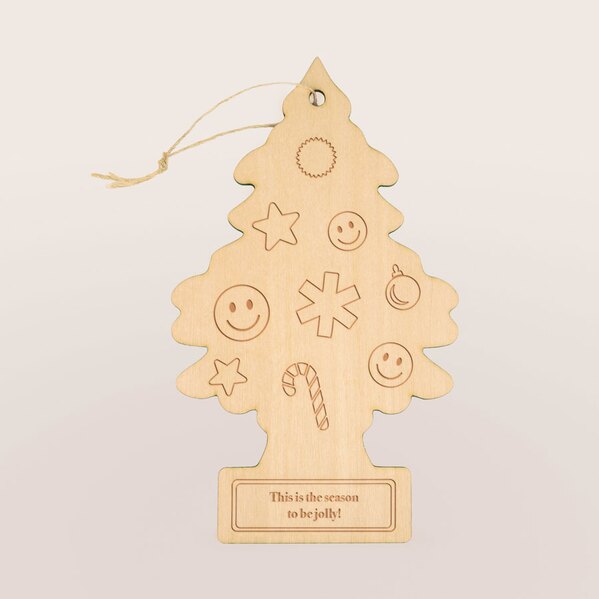 houten kerstkaart in kerstboom vorm arbre magique TA1188-2600099-15 1