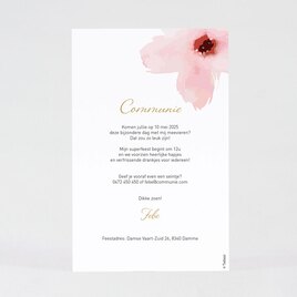 stijlvolle uitnodiging met aquarel bloem TA1227-1800028-15 2