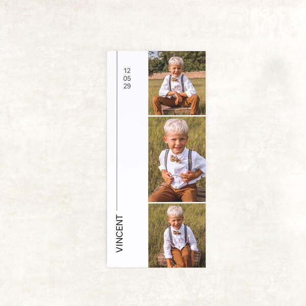 minimalistisch bedankkaartje communie met 3 foto s TA1228-2400026-15 1
