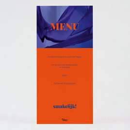 menukaart colorblocking blauw oranje TA1229-2300014-15 2