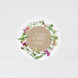 fleurige sticker met bloemmotief 5 9 cm TA12905-1700002-15 1