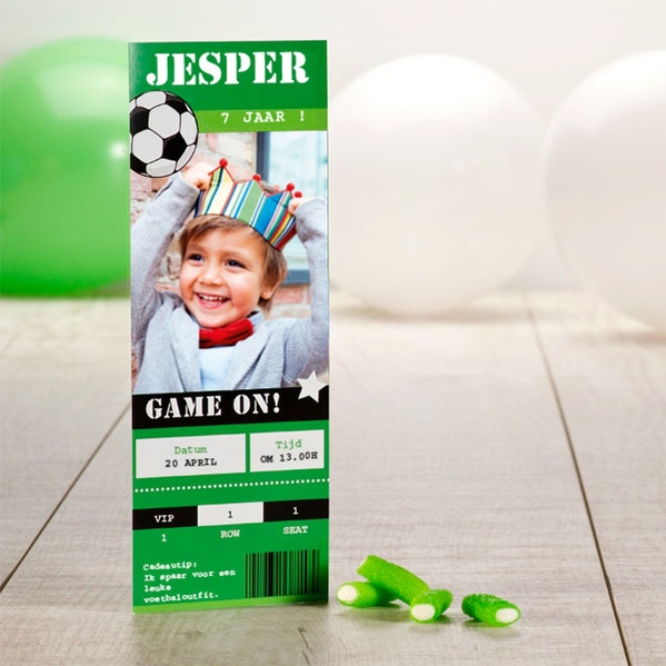 vrolijke groene voetbalkaart TA1327-1900020-15 1