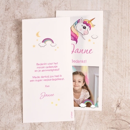 bladwijzer bedankkaart unicorn TA1328-1900021-15 2