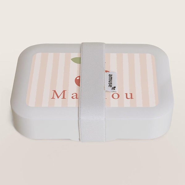 broodtrommel met naam en schattige kersjes TA14805-2600003-15 2