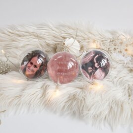 set van 3 acryl kerstballen met eigen tekst en foto s TA14807-2300003-15 1
