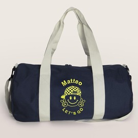 blauwe sporttas met geborduurde naam en emoji l TA14861-2600003-15 1