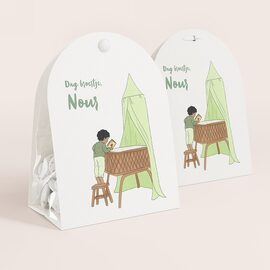 lief snoepzakje met illustratie van broertje bij wieg TA1523-2600028-15 1
