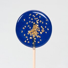 ambachtelijke lolly blauw met gouden spikkeltjes TA15948-2000011-15 1