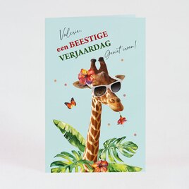 grappige verjaardagskaart met giraf TA1620-2300043-15 1