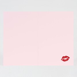 roze wenskaart dikke kus door de brievenbus TA1620-2300057-15 2