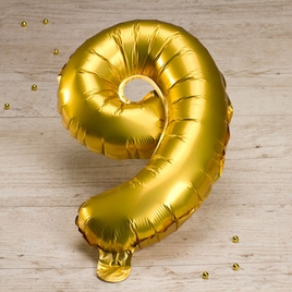 gouden cijferballon 9 TA308-509-15 1