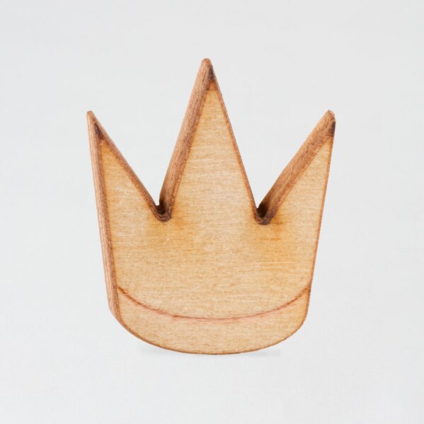 houten figuurtje kroon TA559-006-15 1