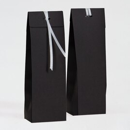 zwarte hoge doosjes met lintjes TA777-036-15 1