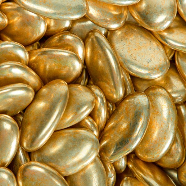 dragees de bock suikerbonen metallic goud TA783-125-15 1