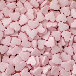 geboortesnoep hartjes roze TA783-309-15 1