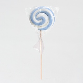 artisanale lolly wit met lichtblauwe strepen TA783-515-15 2